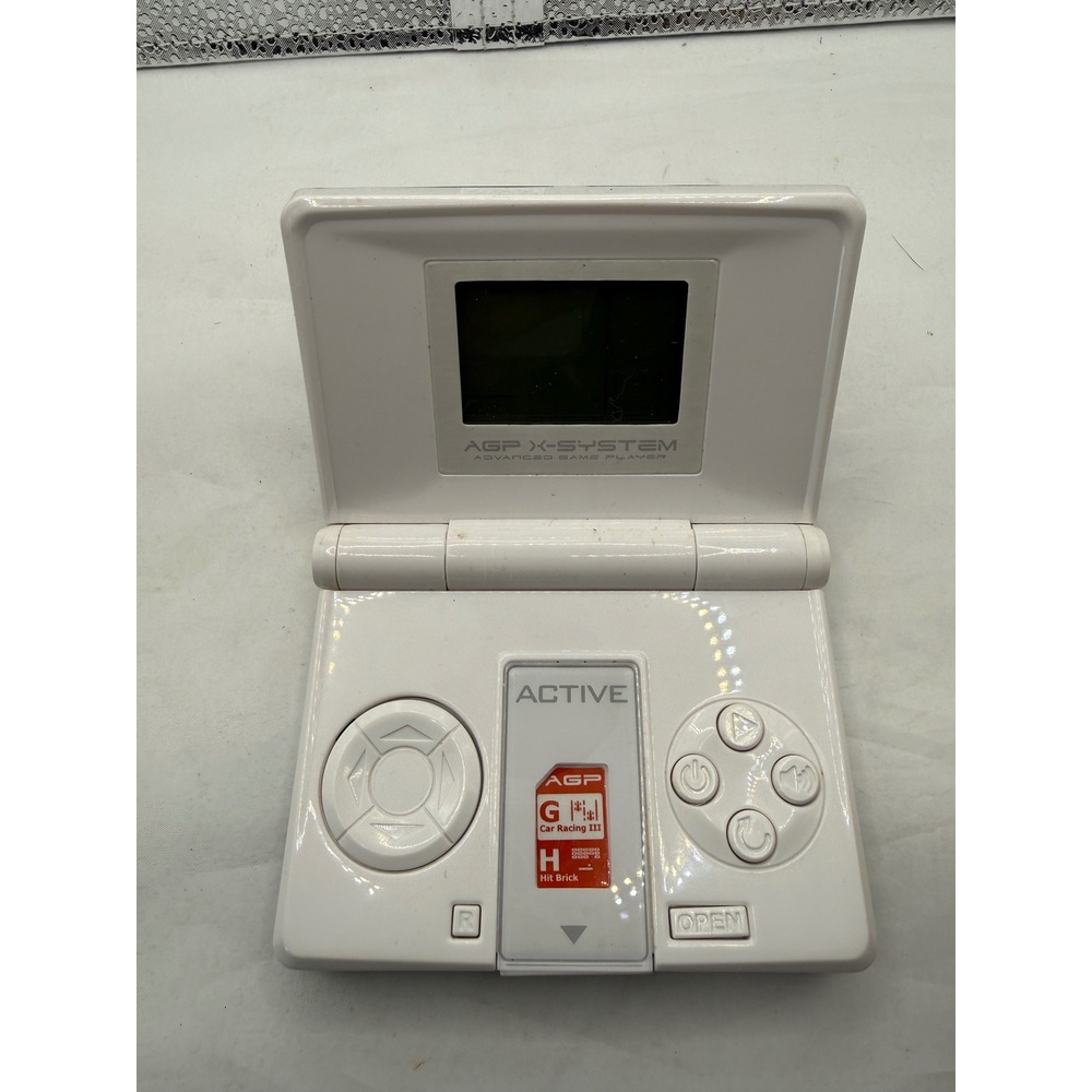 AGP X SYSTEM ADVANCED GAME PLAYER PORTABLE VIDEO GAME CONSOLE WHITE